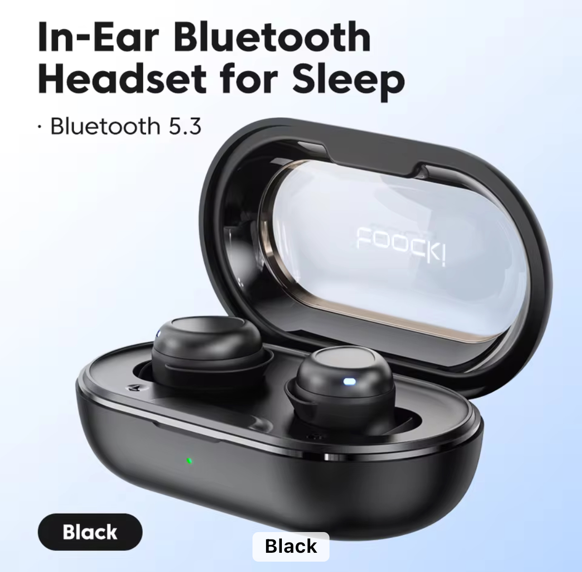 Twins S13 in Ear True Wireless Earbuds with Mic, 24H Playtime, Game/Music Mode, Touch Control, 8mm Driver, Bluetooth 5.3v,IPX5 Water Resistance, Type C Fast Charging(Black)